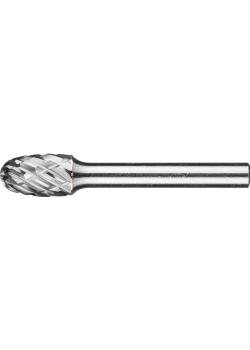 Fresa in metallo duro PFERD - forma a goccia TRE - ACCIAIO - fresa Ø 8-16 mm - codolo Ø 6 mm