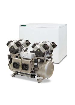 Luftkompressor - motoreffekt 2x 2,2 kW - tryckluftstank 110 l - olika versioner