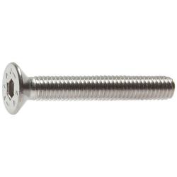 Countersunk screw - with hexagon socket - galvanised steel - M6 x 30 mm - DIN 7991 / ISO 10642