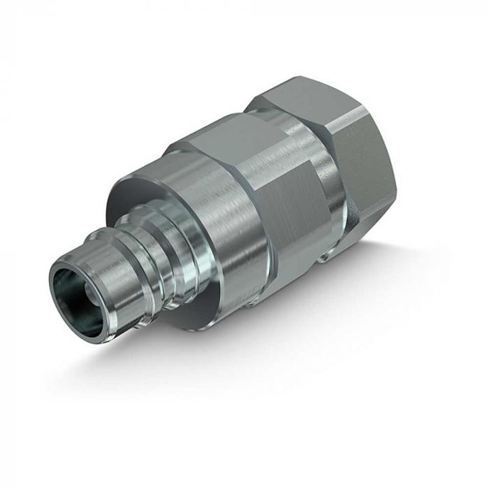 Faster plug-in coupling series TNV - plug - steel chrome-plated - DN 6 to 38 - IG NPT 1/4 "to NPT 1 1/2" - PN to 300