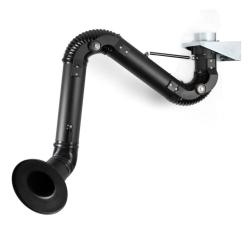 Absaugarm EK - Länge 2 bis 4 m - 1000 bis 1200 m³/h - Ø 160 mm - 360° drehbare Aluhaube