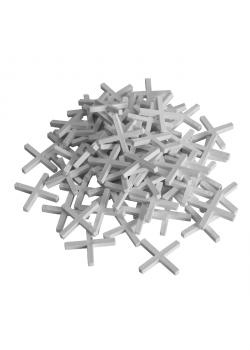 Tile crosses - mounting aid for tiles - sizes 2 to 4 mm - plastic
