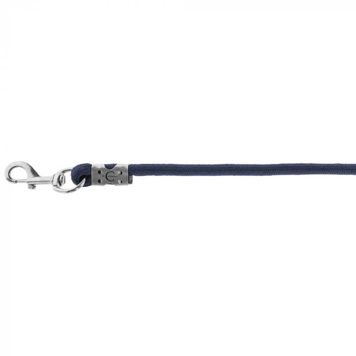 Lead rope Dexter - polypropylene - length 2 m - Ø 20 mm - with snap hook or panic hook - blue or black
