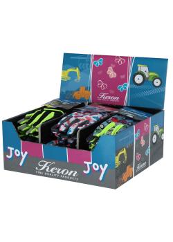 Présentoir de comptoir Gants pour enfants Joy - 3 x 12 paires - pour 4 à 11 ans - Prix par présentoir