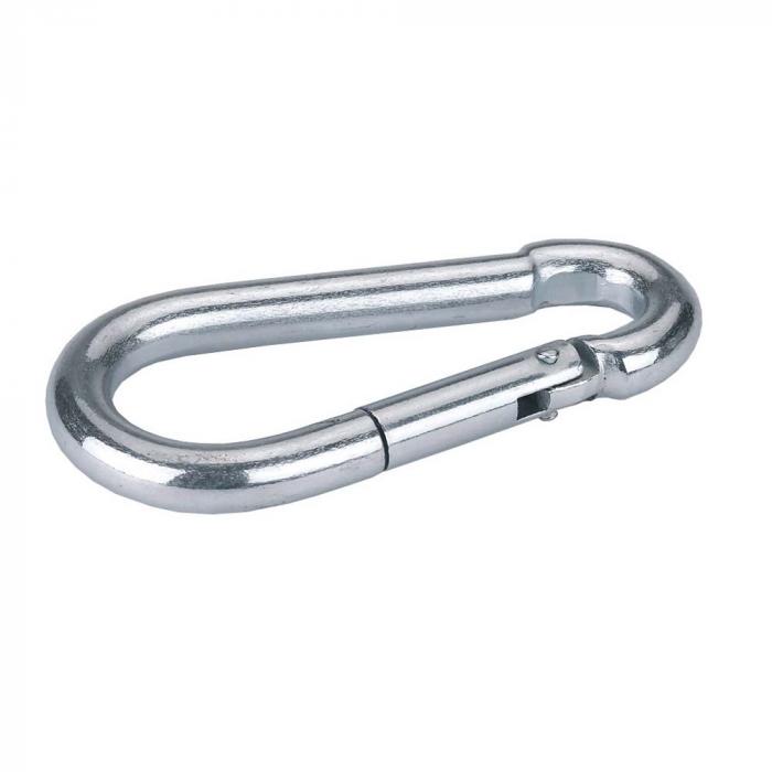 Snap hook - metal galvanized - length 40 to 140 mm - PU 1 to 20 pcs - price per PU