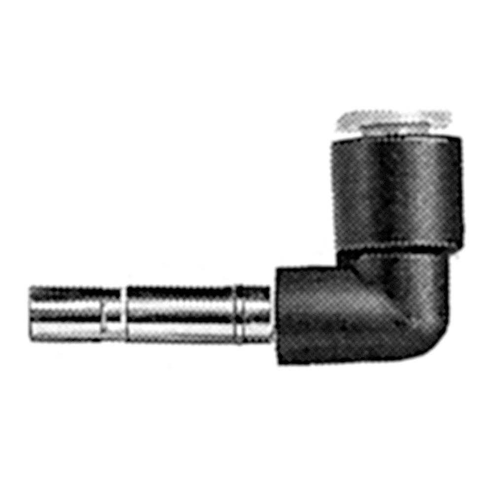 Conector KCL - latón/PBT - ángulo de 90° - sin válvula antirretorno - diámetro exterior de la manguera de 4 a 12 mm - unidad de embalaje 10 - precio por unidad