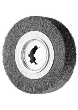 PFERD round brush RBU - untangled - steel wire - outer-ø 250 mm - trimming width 100 mm - bore ø 50.8 mm - trimming material-ø 0.20 to 0.50 mm