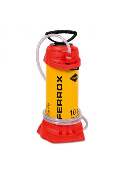 Druckwasserbehälter "FERROX H2O"- für Steckkupplung 1/2 '' - Füllinhalt 10 l - Gesamtinhalt 13 l - Betriebsdruck 6 bar