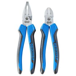 Gedore pliers set - 1x combination pliers, 1x diagonal cutters - Price per set