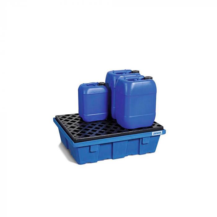 Oppsamlingsbrett PolySafe - forskjellige typer - polyetylen - for 1 til 2 fat på 60 liter hver