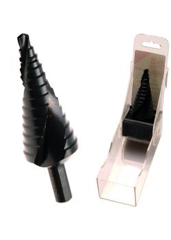 Step drill - 6 to 30 mm - made of HSS steel 6542 - nitride coated