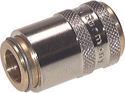 Temperierverschlusskupplungsdose - Messing - 13 mm Zapfen - Betriebsdruck von 0 bis 15 bar