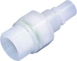 POM/PVDF Quick Release Couplings DN 7,2 With Female Thread - Lockable