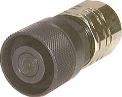 Flat-Face Couplings With Female Thread Under Pressure Coupling