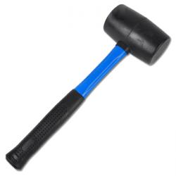 Rubber Hammer With Fiber Glass Stem