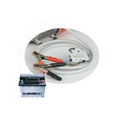 Kabelsett - dobbeltpolet med sikring og tang - for Novax Marina 12-24 V