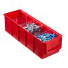 Caisse industrielle ProfiPlus ShelfBox 300S - dimensions extérieures (l x p x h) 91 x 300 x 81 mm - couleur bleu et rouge