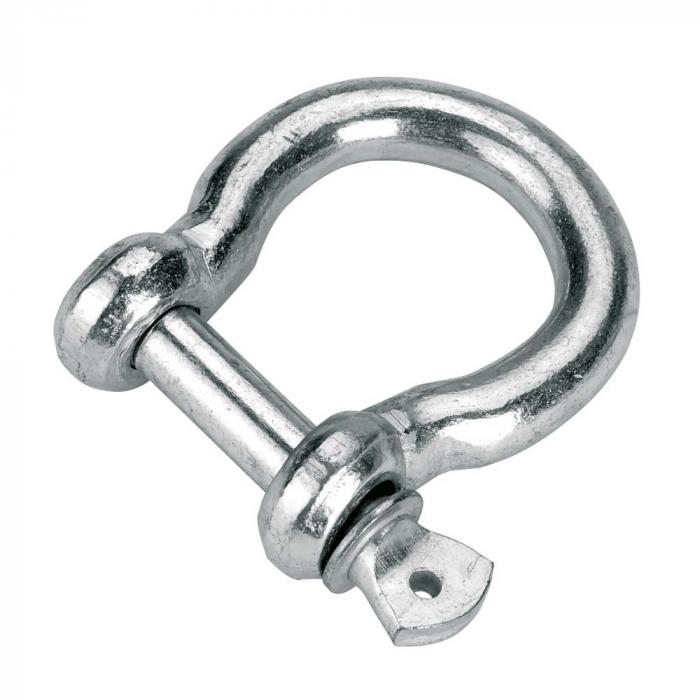 Shackle curved - metal galvanized - thickness 6 to 12 mm - price per piece and VE
