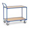 Table trolley - Capacity 250 kg - with 2 shelves - handle high standing