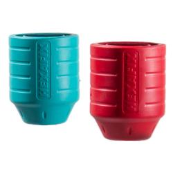 Protective nozzle - for HEXAFIX coupling - for hand mixer Xo 55 duo - 1 set (red/turquoise)