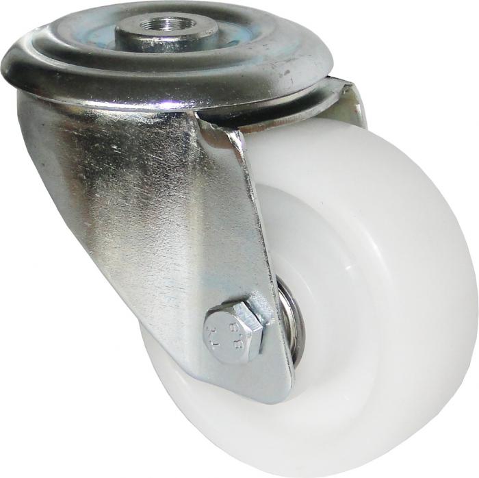 Castor - with bolt hole - PP - stainless steel construction