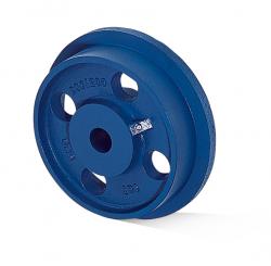 Flanged wheels cast iron - plain bearing - 400 - 2000 kg