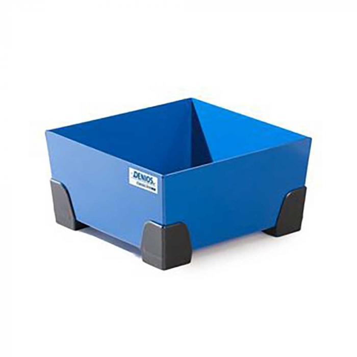 Classic-line small container tray - painted steel - without grating