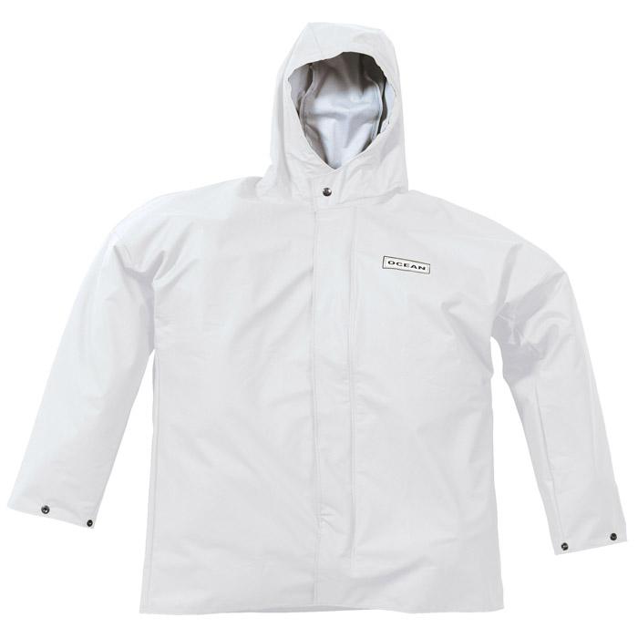 Raincoat - Ocean "Comfort Heavy" - Cold resistant - Size S to 3XL - White
