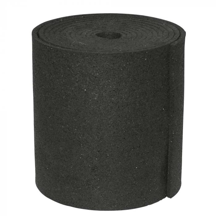 Anti-slip mat - 15 to 25 cm x 0.3 to 0.8 cm - 5 to 20 m roll - PUR - black