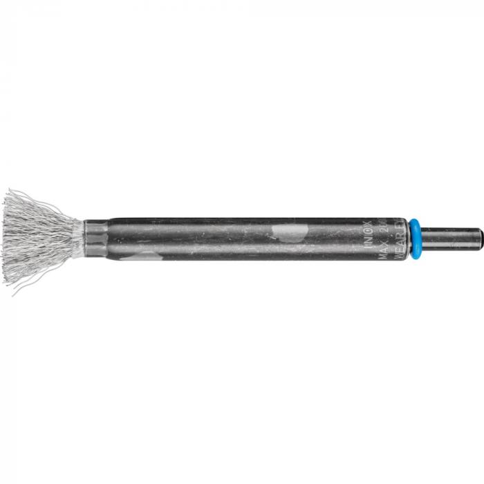 PFERD brush brush PBUL with shaft - INOX - untied - long version - outer-ø 10 mm - trimming material-ø 0.20 and 0.30 mm - pack of 10 - price per pack