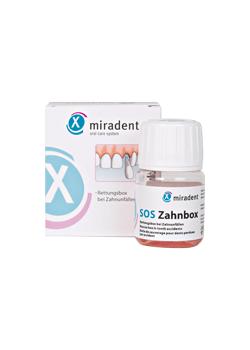 Miradent Zahnrettungsbox - inkl. gebrauchsfertiger Nährstofflösung