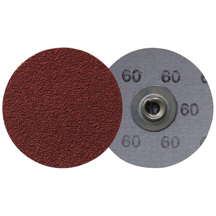 Quick Change Disc QMC 412 - diameter 38 til 76 mm - korn 36 til korn 320 - korund - pris pr. Enhed