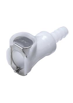 CPC Kupplung - NW 3,2 mm - POM oder PP - Mutterteile - mit und ohne Ventil - Schlauchkupplung mit Schlauchtüllen - verschiedene Ausführungen