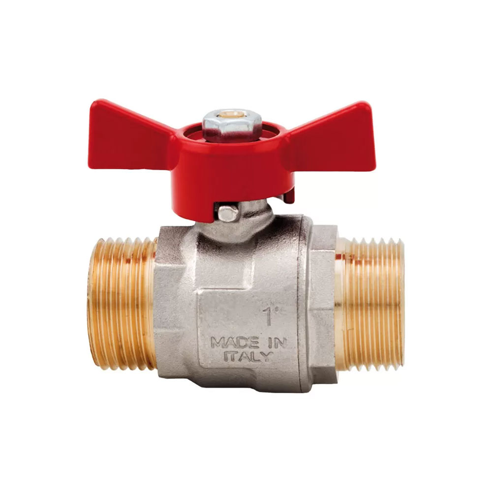 Ball valve - 2-way - brass - full bore - male G 3/8" to G 2" - DN 10 to 50 - PN -0.9 to 40