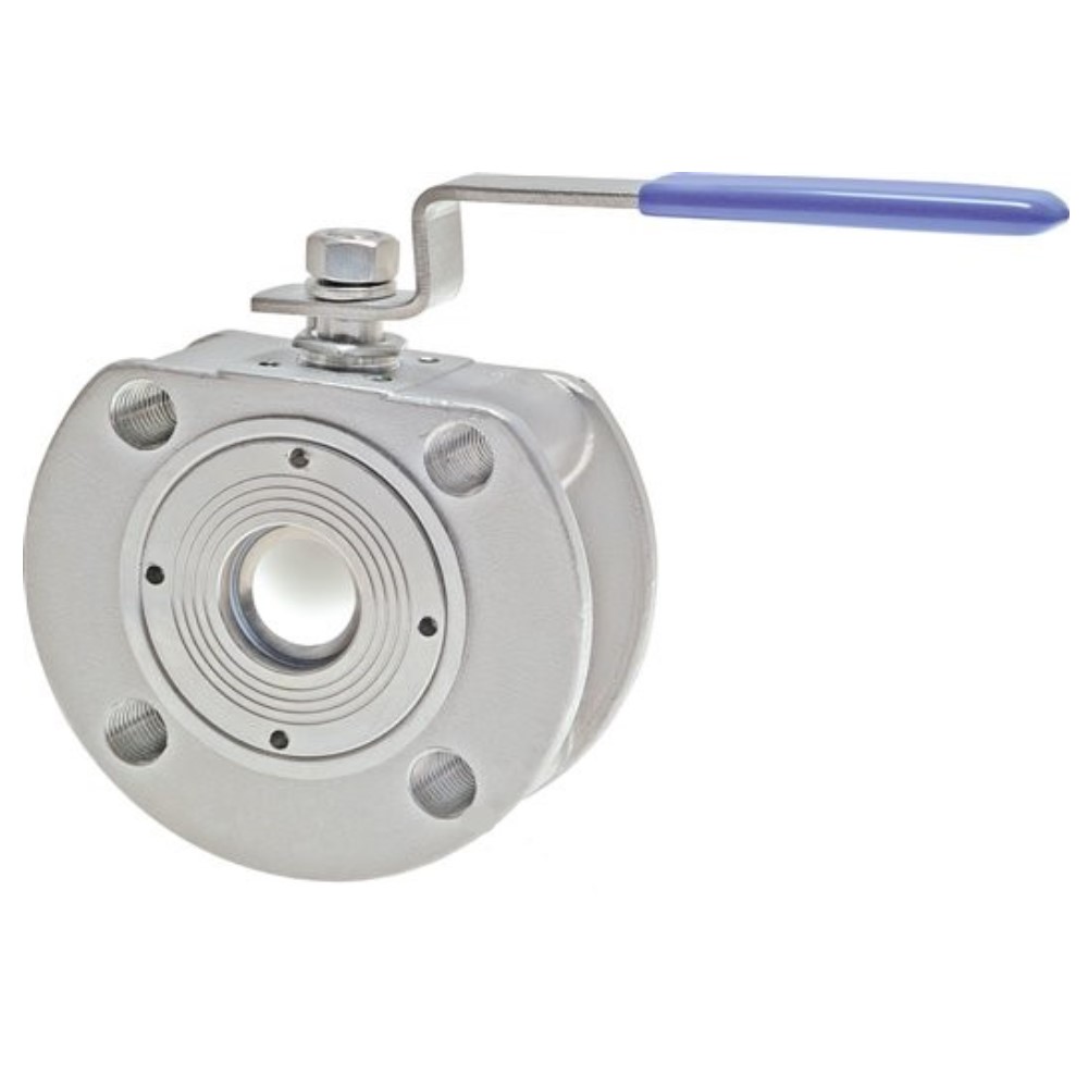 Compact flanged ball valve Eco-Line - stainless steel - 2-way - DN 15 to 100 - IG M12 to M20 - PN 0 to 40
