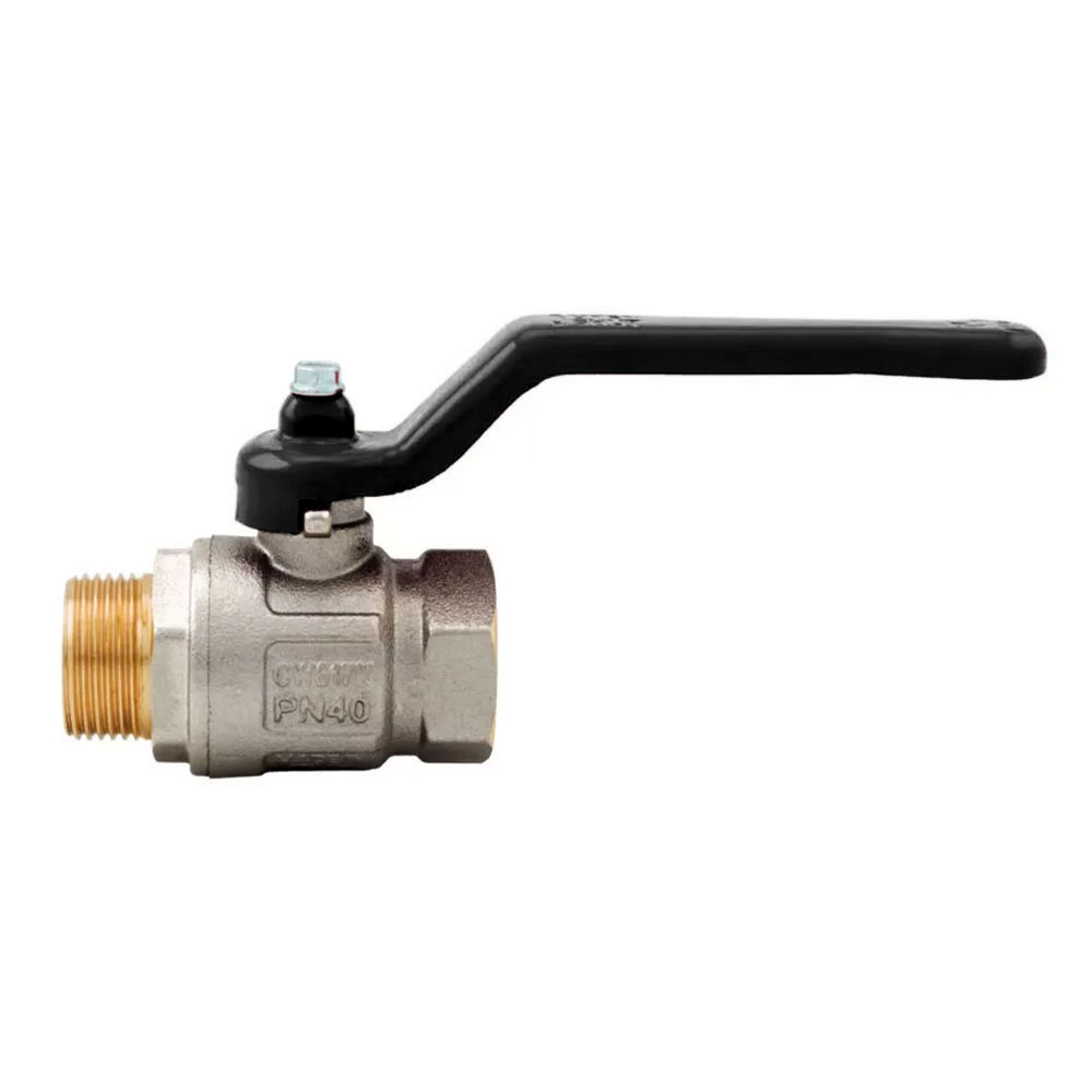 Ball valve - 2-way - brass - female thread G 1/4" to G 2" on male thread G 1/4" to G 2" - DN 8 to 50 - PN -0.9 to 50
