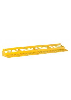 Tool holding strip StorePlus System P 96 - External dimensions (W x D x H) 610 x 150 x 68 mm - Colour Yellow