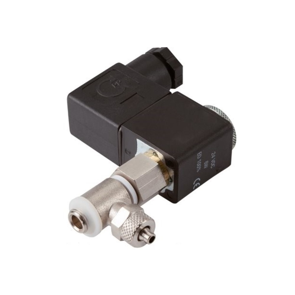 Micro elettrovalvola modulare a 3/2 vie - per aria compressa e gas neutri - NC o NA - con connettore CK - serie MZ - G 1/8"