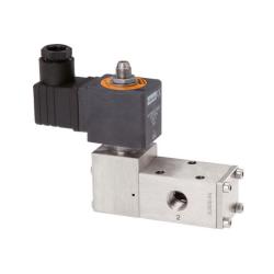3/2- And 5/2-Way Solenoid Valves - Stainless Steel - Spring Retraction