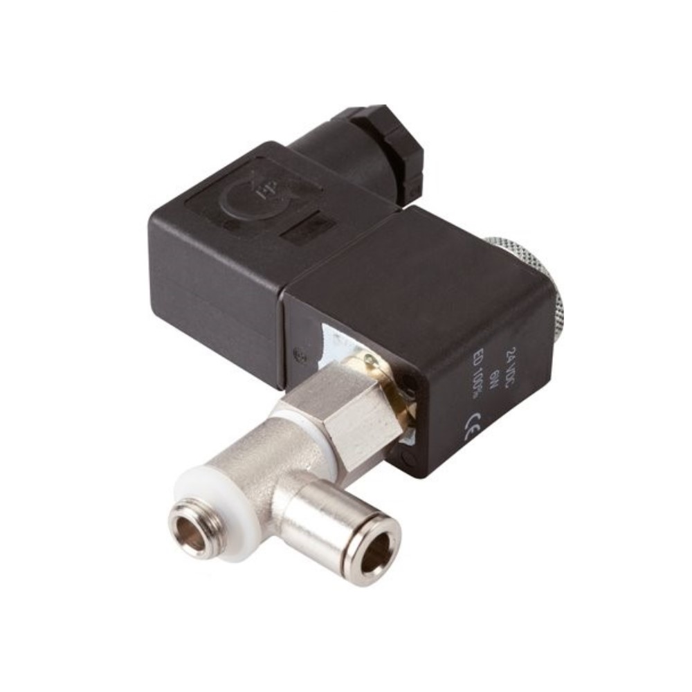 3/2-Way Micro-Modular-Solenoid Valve - NC Or NO - With Plug Connection - Constru