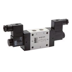 3/2 way solenoid pulse valves - with manual emergency operation - series M
