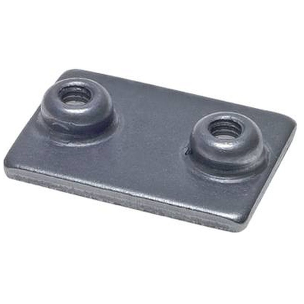 Plaque à souder pour collier de fixation pour tuyaux et tubes - en acier ou acier inoxydable - de la série légère - dimension de 0 à 6 - prix à la pièce