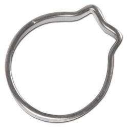 1-ring slangeklemme ø 8 til ø18 mm - rustfrit stål