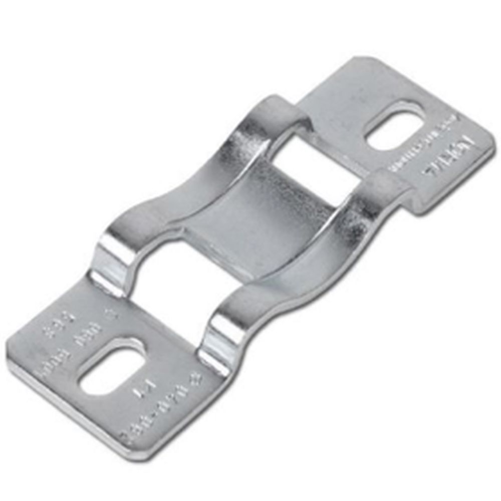 Console pour collier de serrage - acier galvanisé - Ø tube 40 à 259 mm - largeur collier jusqu'à 30 mm - prix par pièce