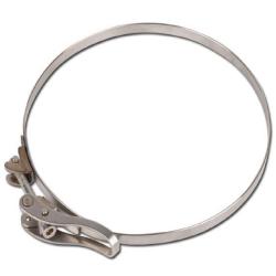 Hose clamp with quick release V2A width 9 mm