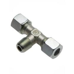T- screw-in connection - Steel - Metric - tube diameter of 4-8 mm