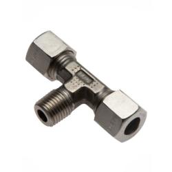 T- screw-in connection - VA - inch (BSP) - LL execution - for tube diameter 4-8