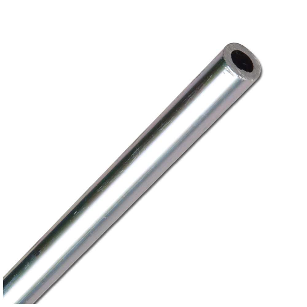 Tubo di precisione in acciaio - zincato e cromato - tubo da Ø 6 a 28 mm - spessore parete 1,5 mm - PU 6 m - prezzo al m