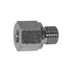 Reducerkoppling - lång - utv. gänga G 1/8"-1 1/2" - inv. gänga G 1/4"-1 1/4" - förzinkat stål