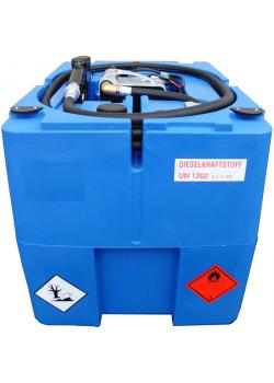 Mobil Bränletank - 210 liter - för diesel - 40 l/min - Spänning 12V DC - utan lock